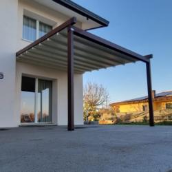 Pergola ad impacchettamento addossata Piove di Sacco