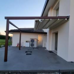 Pergola con telo retraibile Padova