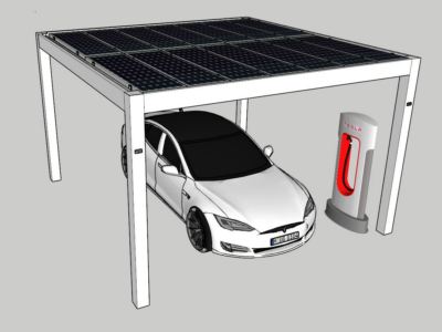 Carport fotovoltaico